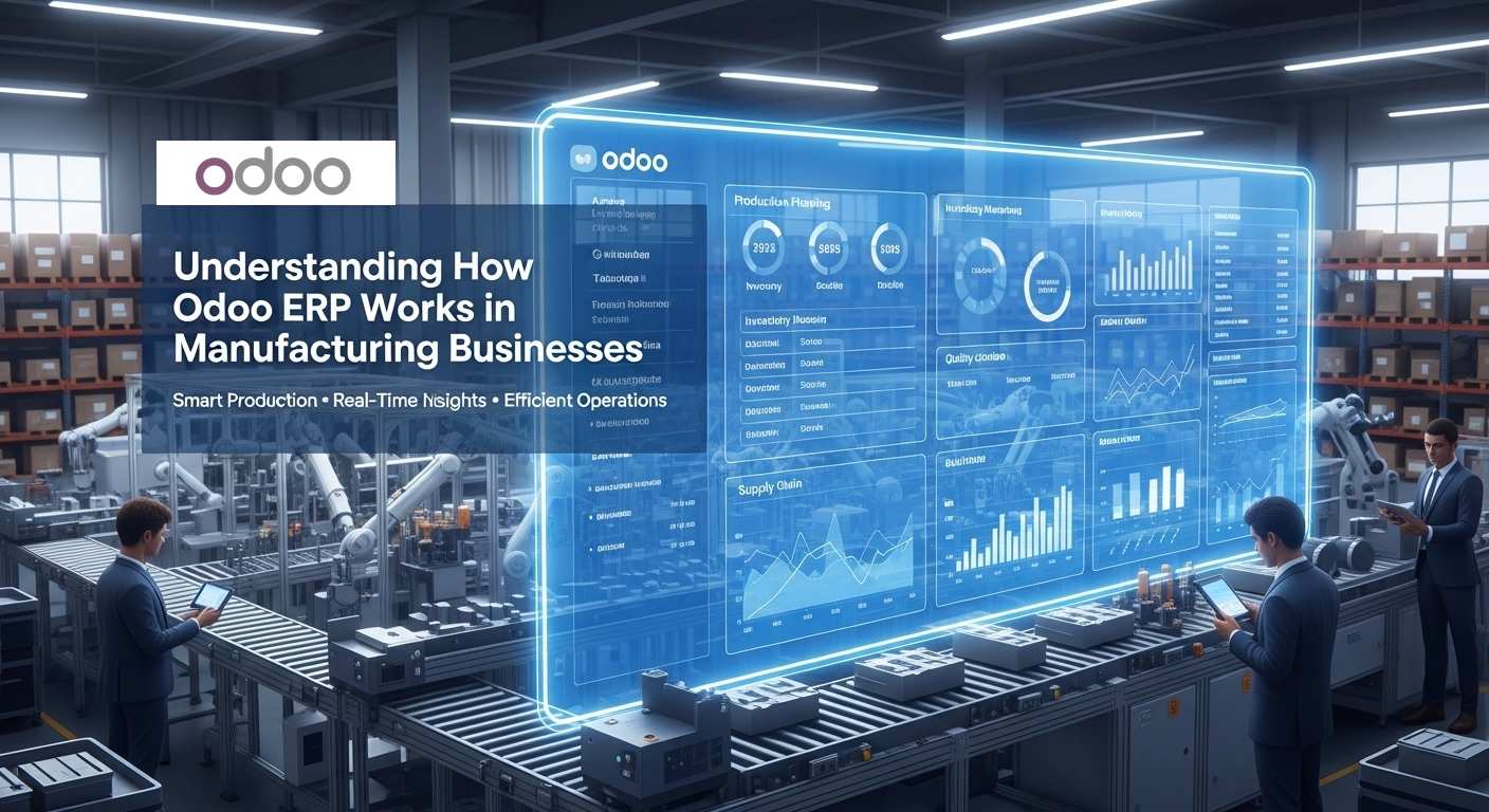 Understanding How Odoo ERP Works in Manufacturing Businesses