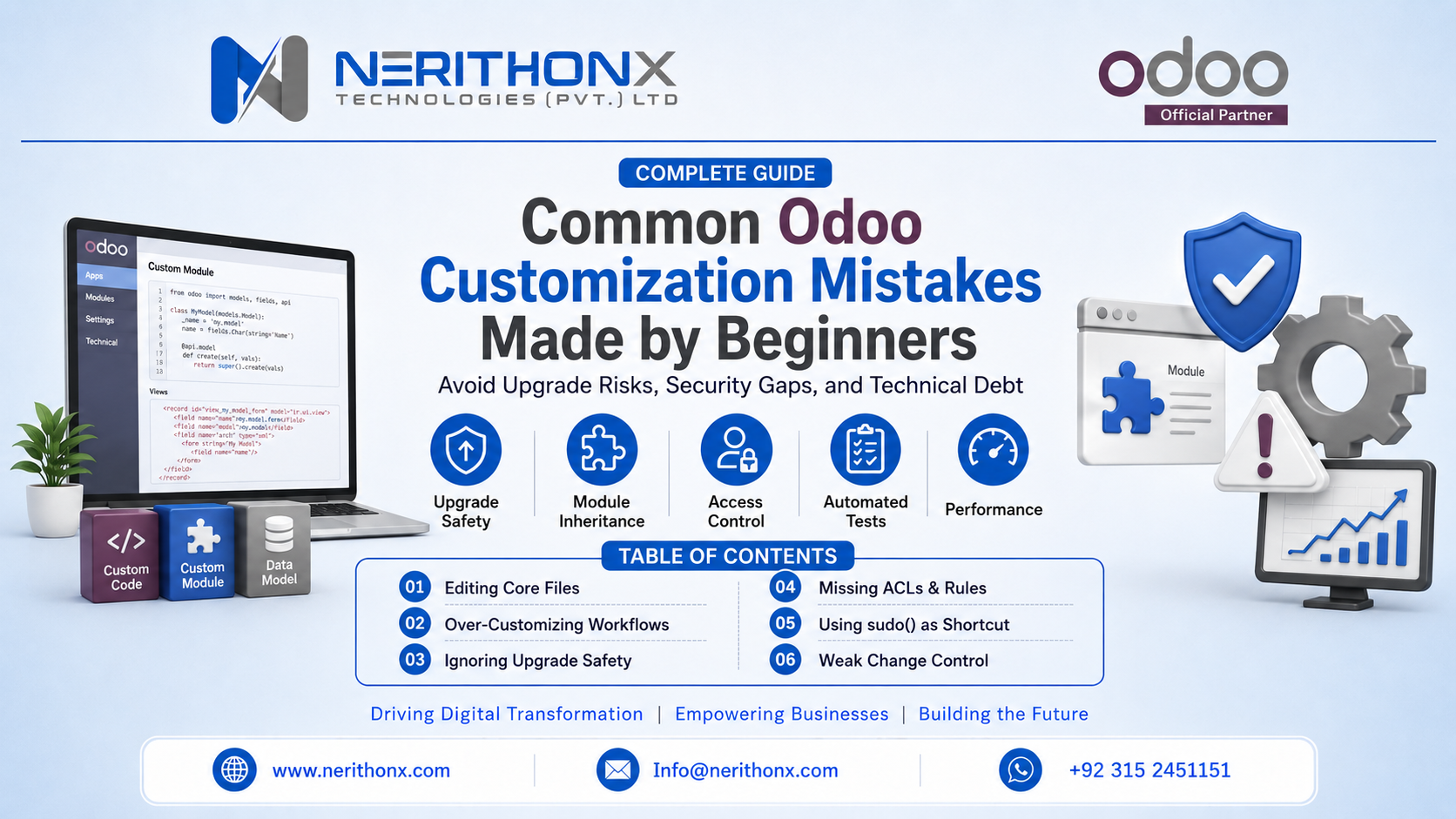 Common Odoo Customization Mistakes Made by Beginners blog featured image