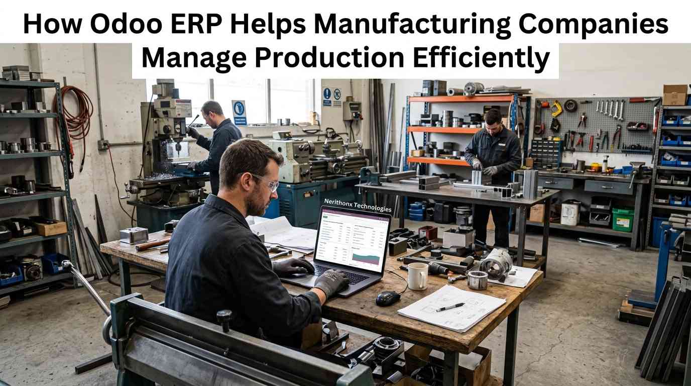 How Odoo ERP Helps Manufacturing Companies Manage Production Efficiently