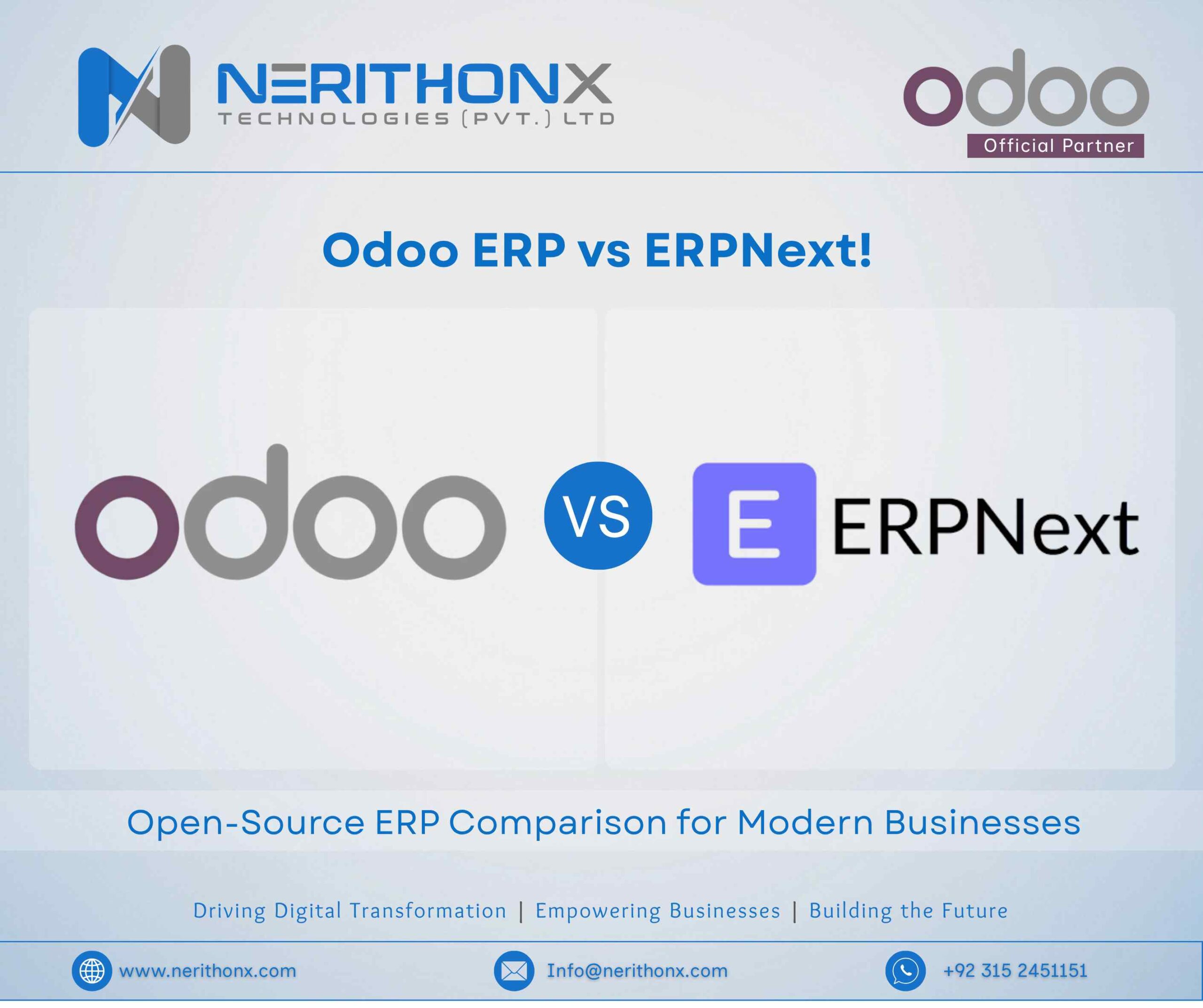 Odoo ERP VS ERPNext