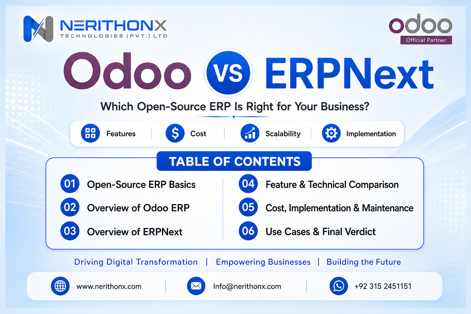 Odoo vs ERPNext comparison guide for choosing the right open-source ERP system