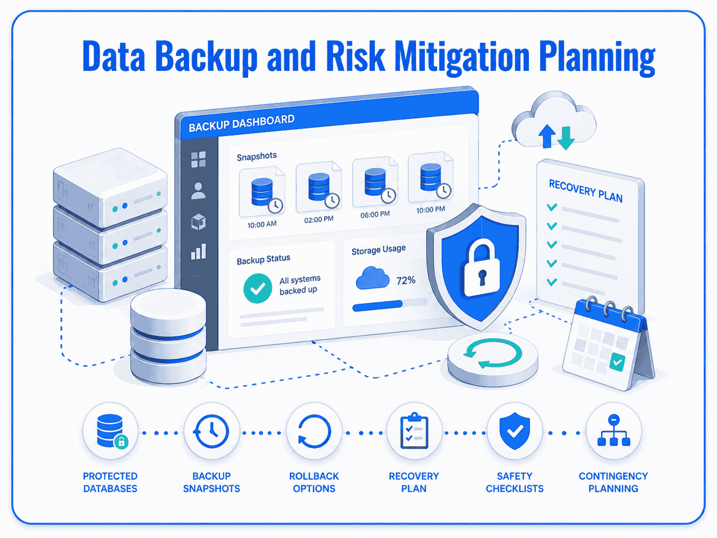 Odoo backup and risk planning illustration