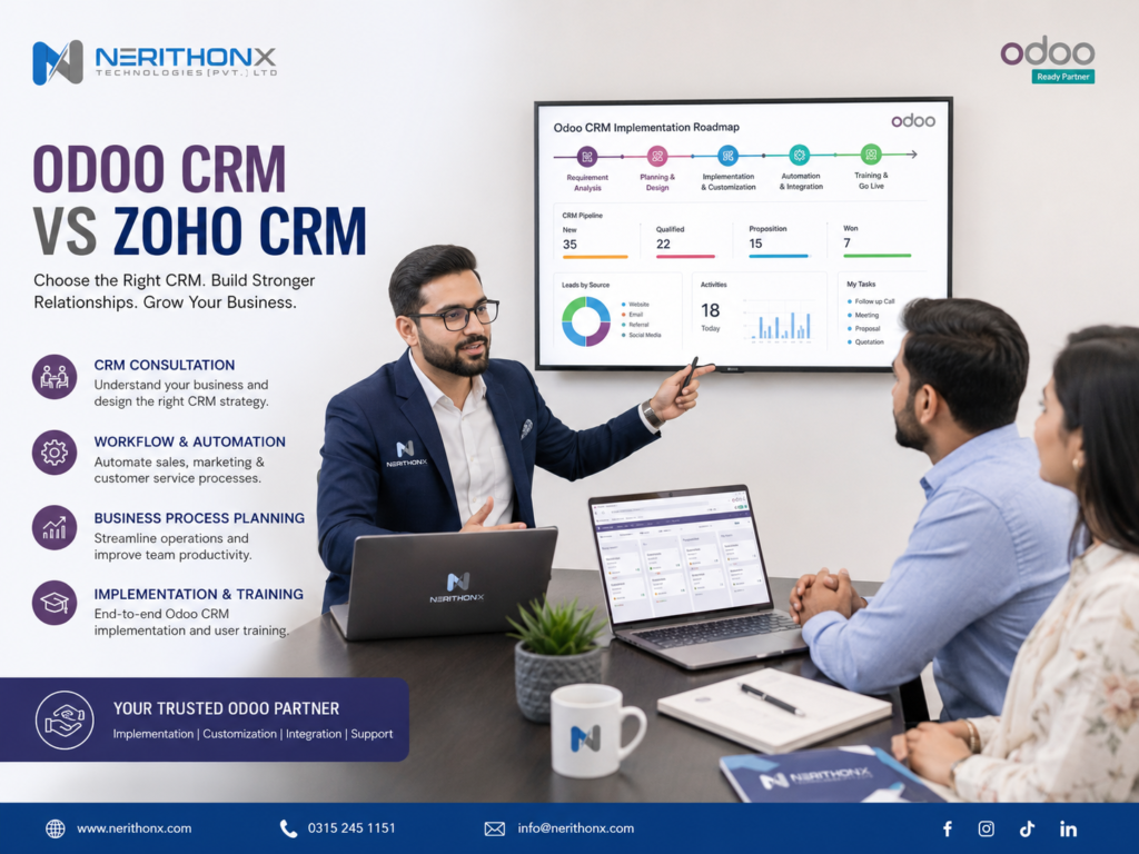 Odoo CRM implementation consultation for business automation